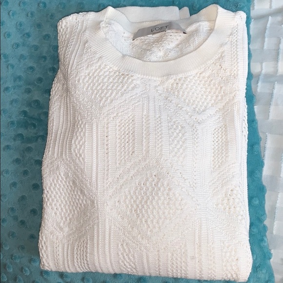 Loft white sweater - Picture 2 of 4